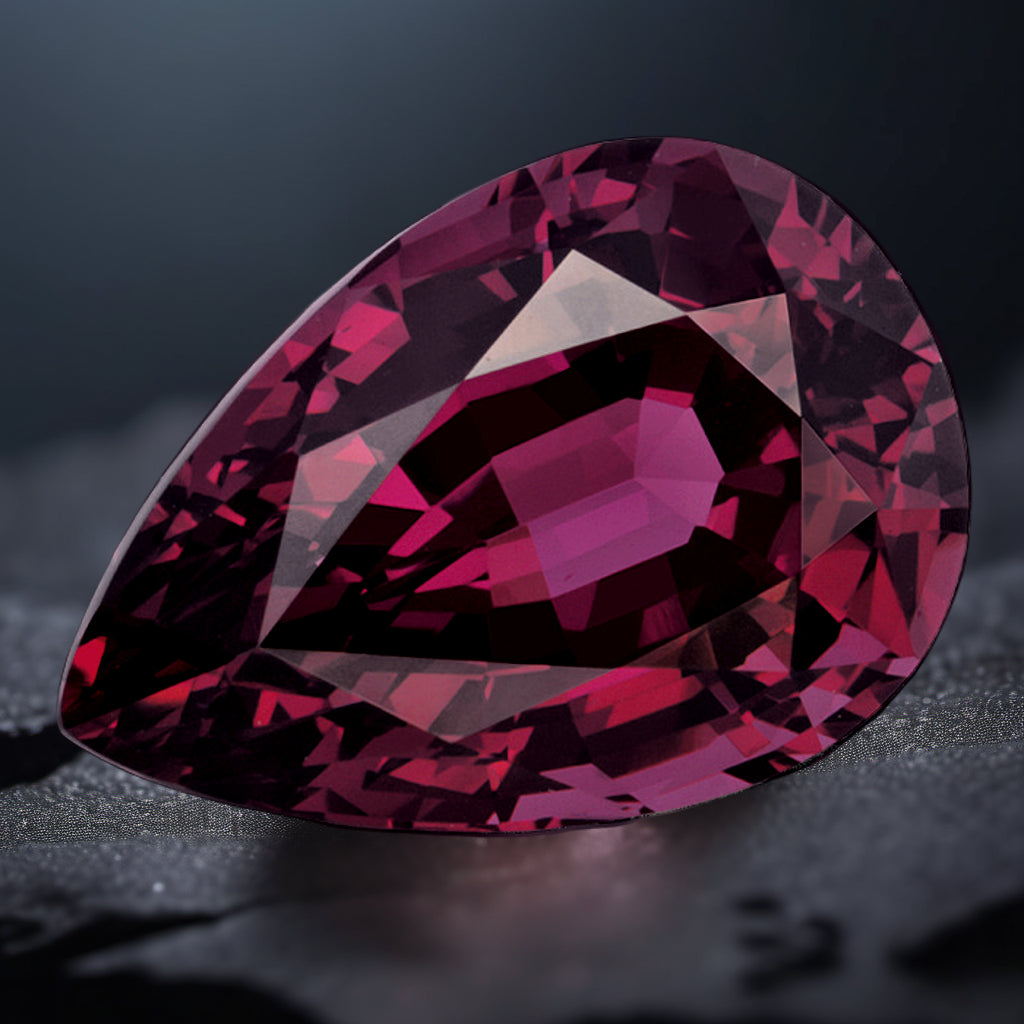 Pink rhodolite garnet