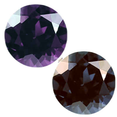 Colour change corundum 