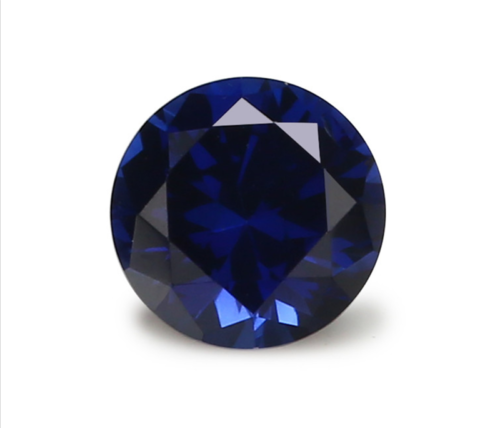 Flame fusion lab created sapphire