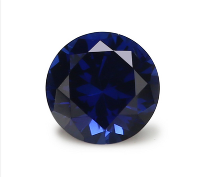 Flame fusion lab created sapphire