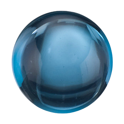 Swiss blue topaz round cabochon loose gemstone