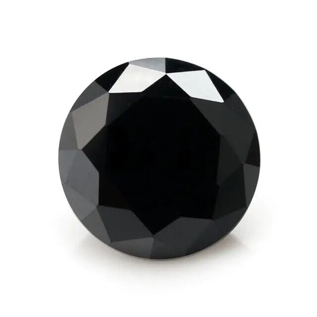 Opaque black cubic zirconia