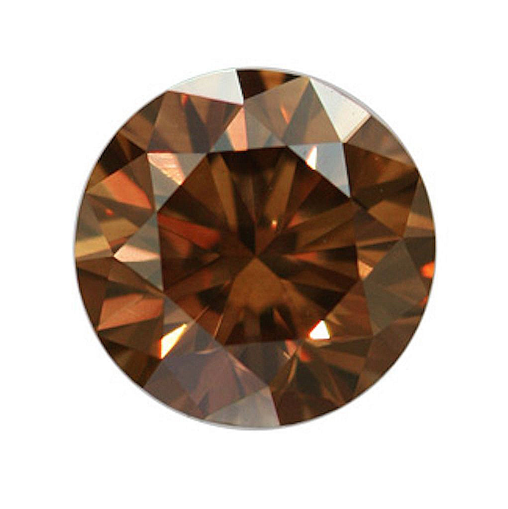 Browncolour cubic zirconia