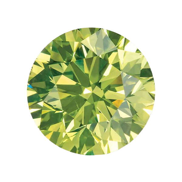 Peridot cubic zirconia