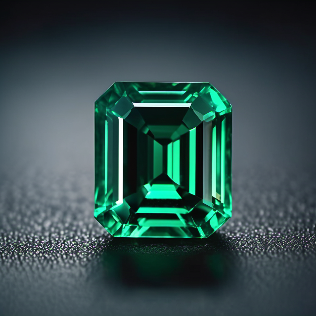 Emerald cut emerald