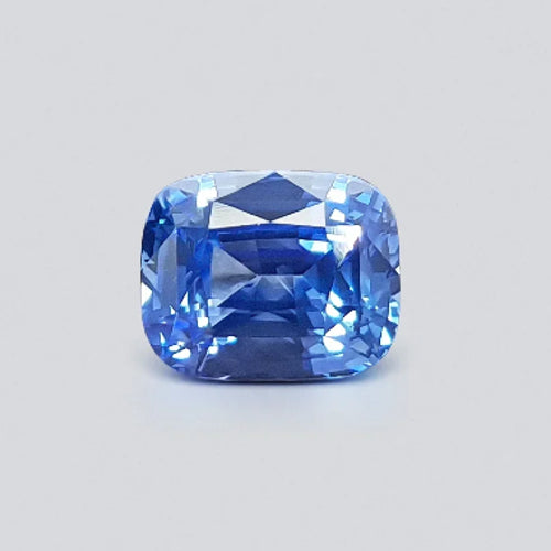 Lab created pulled blue sapphire