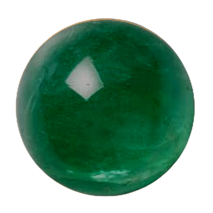 Emerald cabochon cut