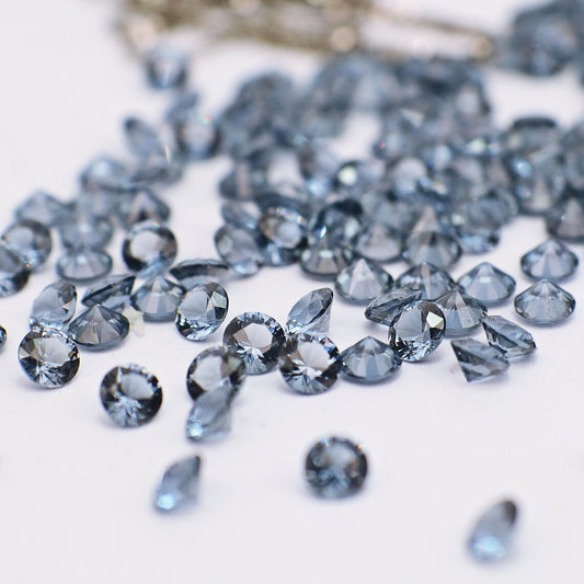 Grey nano synthetic gemstones