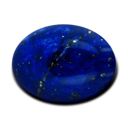 Oval cabochon lapis lazuli