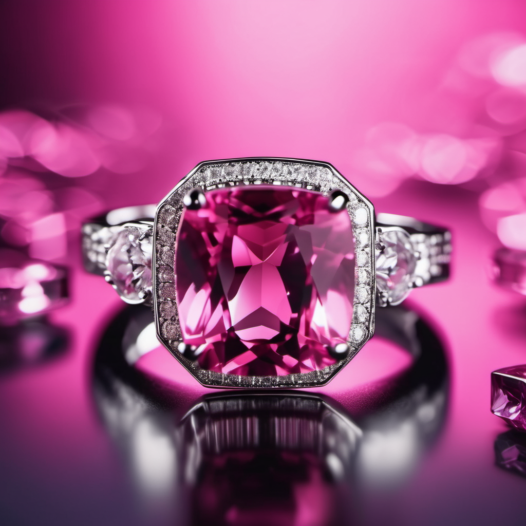 Pink topaz is a coated gemstone
