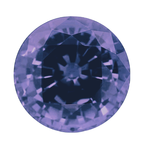 Tanzanite colour glass gemstone
