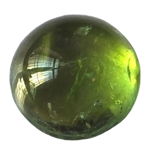 cabochon green tourmaline natural