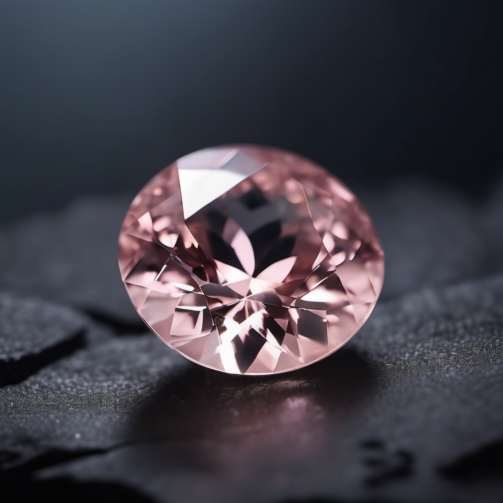 loose round pink morganite